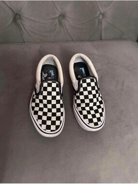 Vans Classic Slip-On Checkerboard Black and White